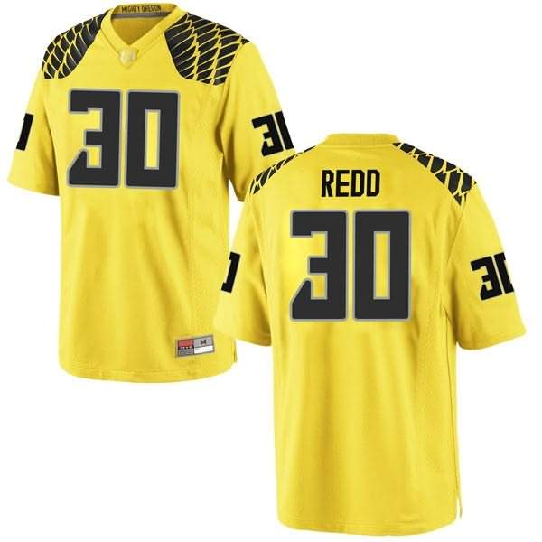 Oregon Ducks Men's #30 Jaylon Redd Football College Replica Gold Jersey RDA17O1G