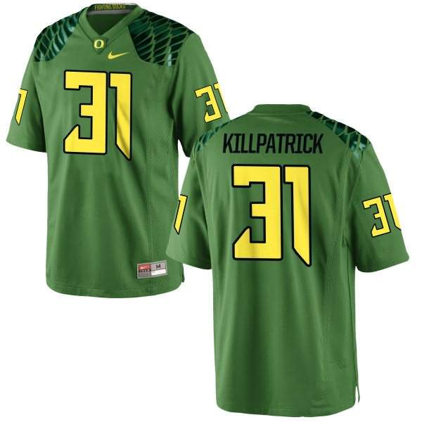 Oregon Ducks Men's #31 Sean Killpatrick Football College Authentic Green Apple Alternate Jersey SAW85O2X
