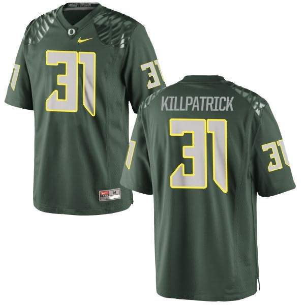 Oregon Ducks Men's #31 Sean Killpatrick Football College Replica Green Jersey KKH18O8L