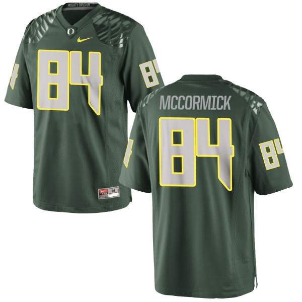 Oregon Ducks Youth #84 Cam McCormick Football College Authentic Green Jersey EVO71O6A