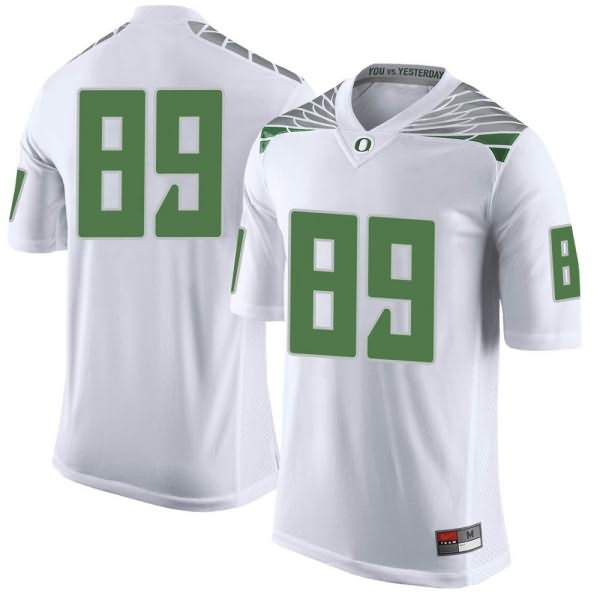 Oregon Ducks Youth #89 DJ Johnson Football College Limited White Jersey OBC23O0N