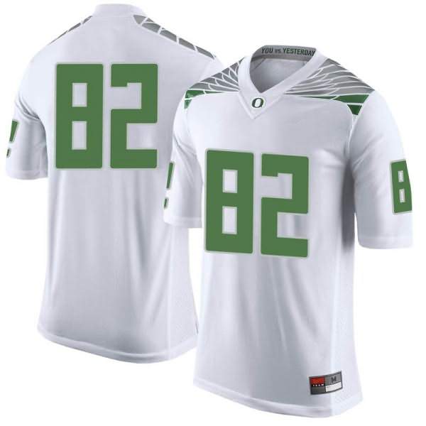 Oregon Ducks Youth #82 Justin Collins Football College Limited White Jersey QTQ75O3S
