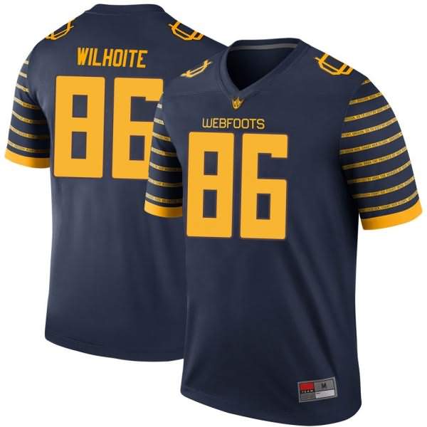 Oregon Ducks Youth #86 Lance Wilhoite Football College Legend Navy Jersey PGY60O5E